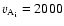 $v_{\rm A_{i}}=2000$