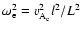 $\omega_{\rm e}^2=v_{\rm A_{e}}^2l^2/L^2$