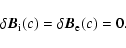 \begin{displaymath}\delta{\vec B}_{\rm i}(c)=\delta{\vec B}_{\rm e}(c)=0.
\end{displaymath}
