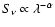 $S_\nu \propto \lambda ^{-\alpha }$