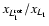 $x_{L_1^{\rm rot}}/x_{L_1}$