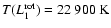 $T(L_1^{\rm rot})=22~900~\mbox{K}$