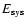 $E_{\rm sys}$