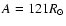 $A=121R_\odot$