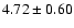 $4.72\pm0.60$