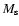 $M_{\rm s}$