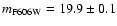 $m_{\rm F606W} = 19.9\pm 0.1$