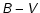 $\mathsfsl {B-V}$