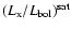 $(L_{\rm x}/L_{\rm bol})^{\rm sat}$