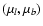 $(\mu_l,\mu_b)$