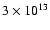 $3\times 10^{13}$