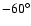 $-60^{\circ}$