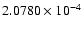 $2.0780\times10^{-4}$