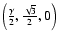 $\left({\gamma\over2},{\sqrt{3}\over2},0\right)$
