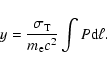 \begin{displaymath}
y=\frac{\sigma_{\rm T}}{m_{\rm e} c^2}\int P {\rm d}\ell .
\end{displaymath}