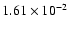 $1.61\times 10^{-2}$