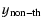 $\displaystyle %
y_{\rm non-th}$