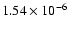 $1.54\times10^{-6}$