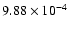 $9.88\times10^{-4}$