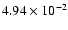 $4.94\times10^{-2}$