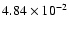 $4.84\times10^{-2}$
