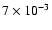 $7\times 10^{-3}$