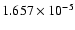 $1.657\times10^{-5}$