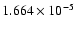 $1.664\times10^{-5}$