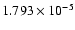 $1.793\times10^{-5}$