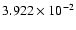 $3.922\times10^{-2}$