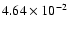$4.64\times10^{-2}$