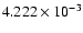 $4.222\times10^{-3}$