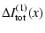 $\displaystyle \Delta I_{\rm tot}^{(1)}(x)$