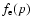 $f_{\rm e}(p)$
