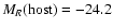 $M_R({\rm host})=-24.2$