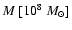 $M~[10^8~M_{\odot}]$