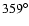$359^\circ$