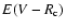 $E(V-R_{\rm c})$