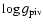 $\log g_{\rm piv}$