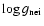 $\log
g_{\rm nei}$