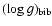$(\log g)_{\rm bib}$
