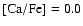 ${\rm [Ca/Fe]} = 0.0$