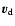 ${\vec v}_{\rm d}$