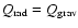 $Q_{{\rm rad}} = Q_{{\rm grav}}$