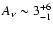 $A_{\nu} \sim 3^{+6}_{-1}$