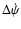 $\Delta\dot\psi$