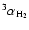 $^3\alpha_{\rm H_2}$