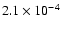 $2.1\times10^{-4}$