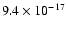 $9.4\times10^{-17}$