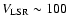 $V_{\rm LSR} \sim100$